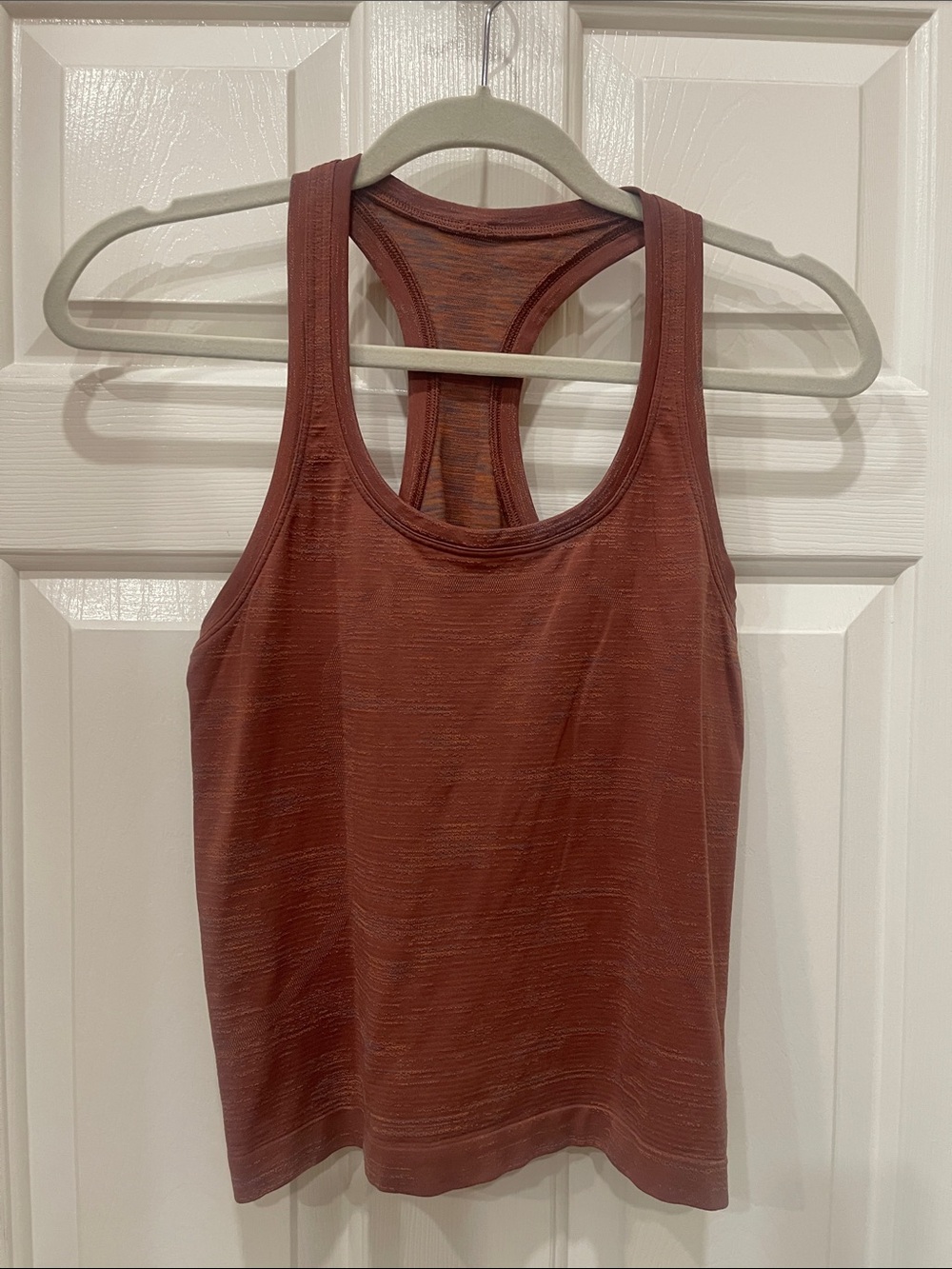 Lulu Lemon 🍋 Rust Red Racerback Tank Top - S:8